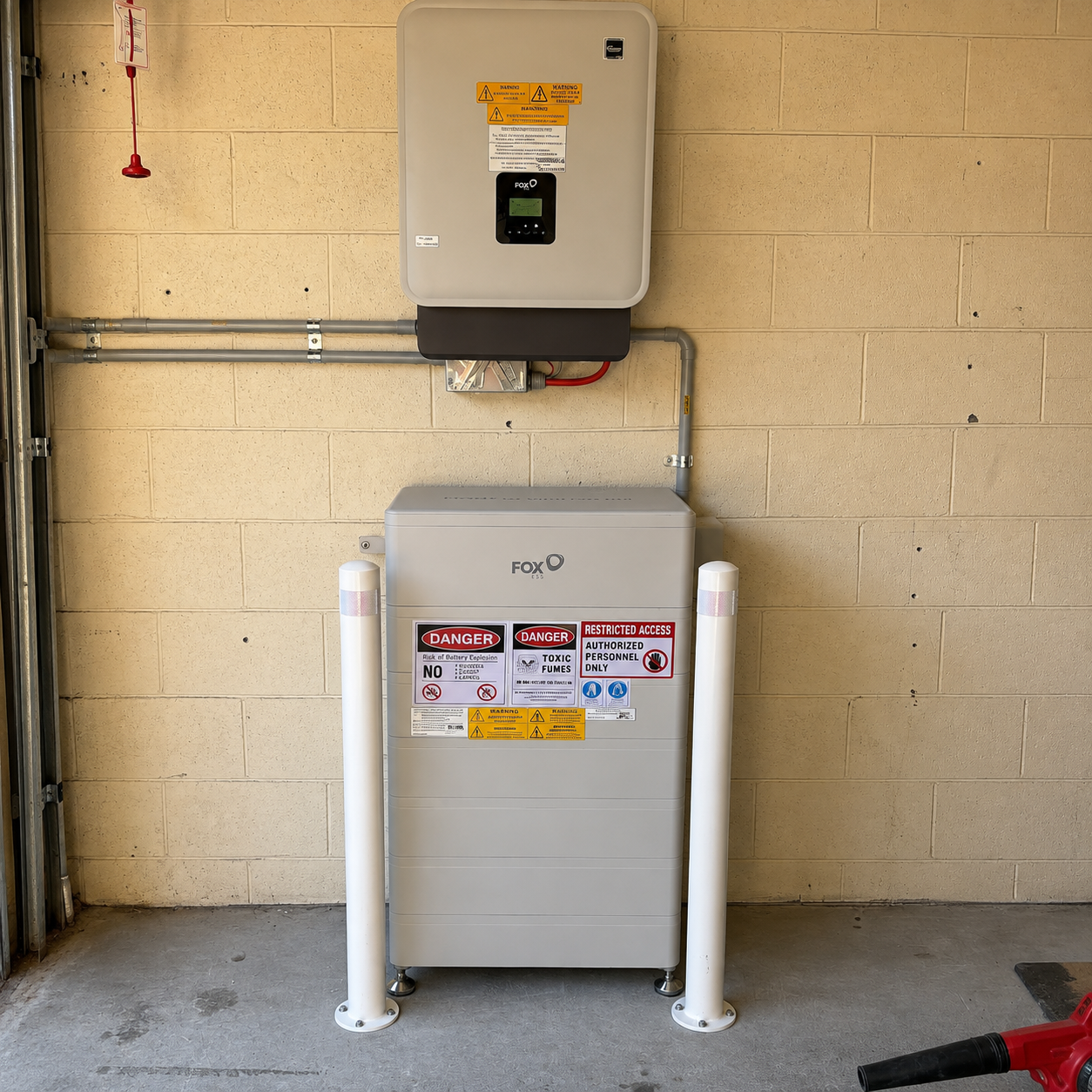 Home battery installation